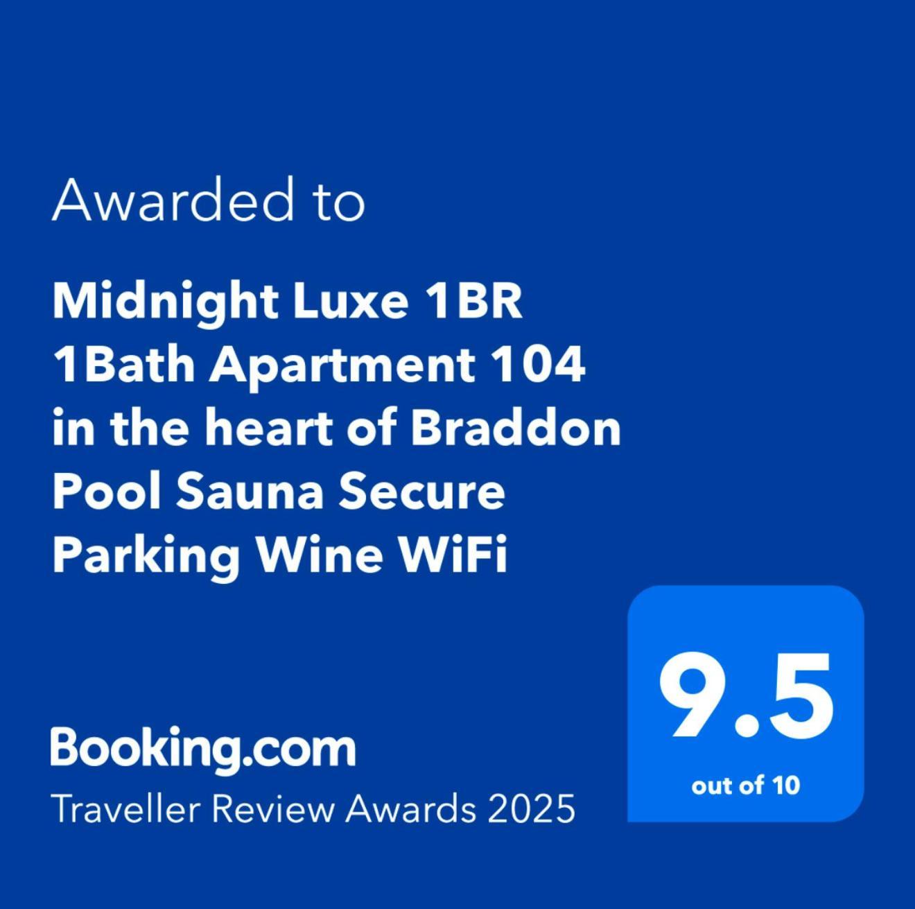 Midnight Luxe 1Br 1Bath Apartment 104 In The Heart Of Braddon Pool Sauna Secure Parking Wine Wifi Canberra Eksteriør billede